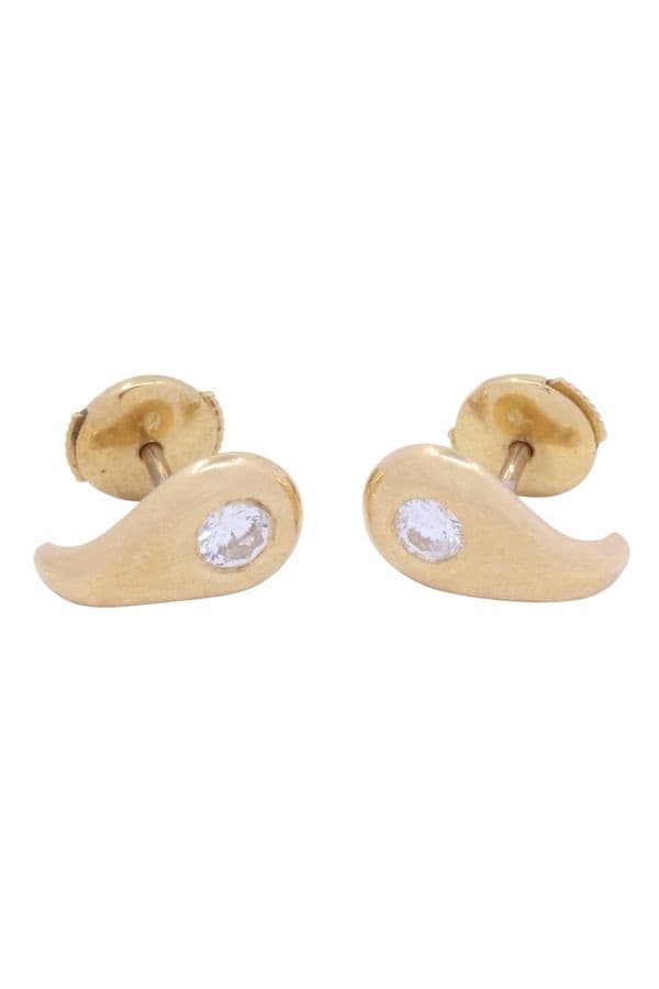 Boucles d'Oreilles Moderne Diamants - photo 3