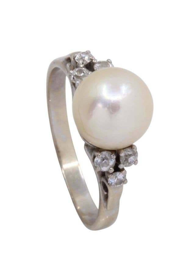 Bague Perle et Diamants - photo 4