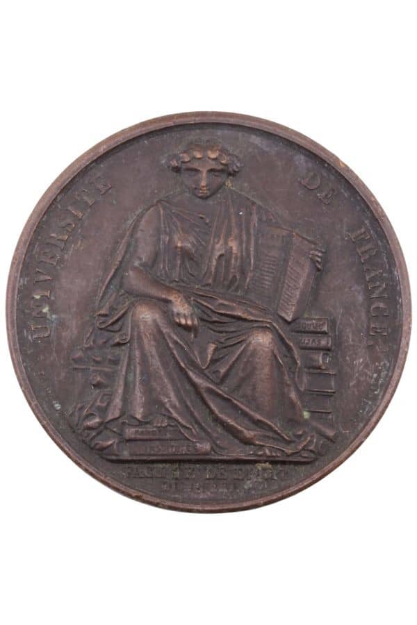 MÉDAILLE FACULTE DE DROIT, photo 1 sur 2