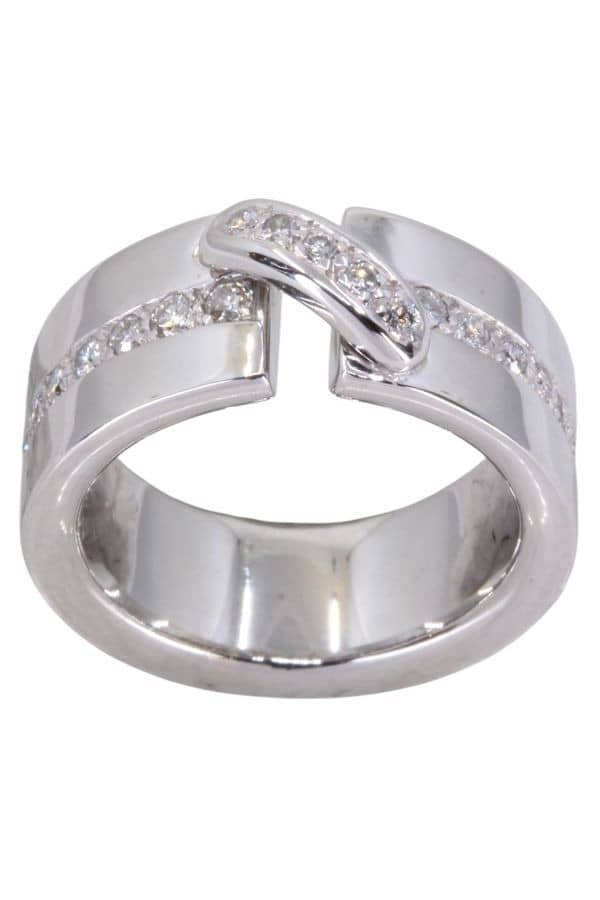 BAGUE LIENS DIAMANTS, photo 2 sur 3