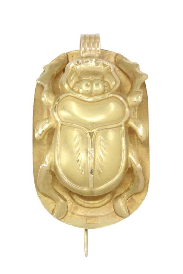 PENDENTIF BROCHE SCARABÉE, photo 2 sur 3