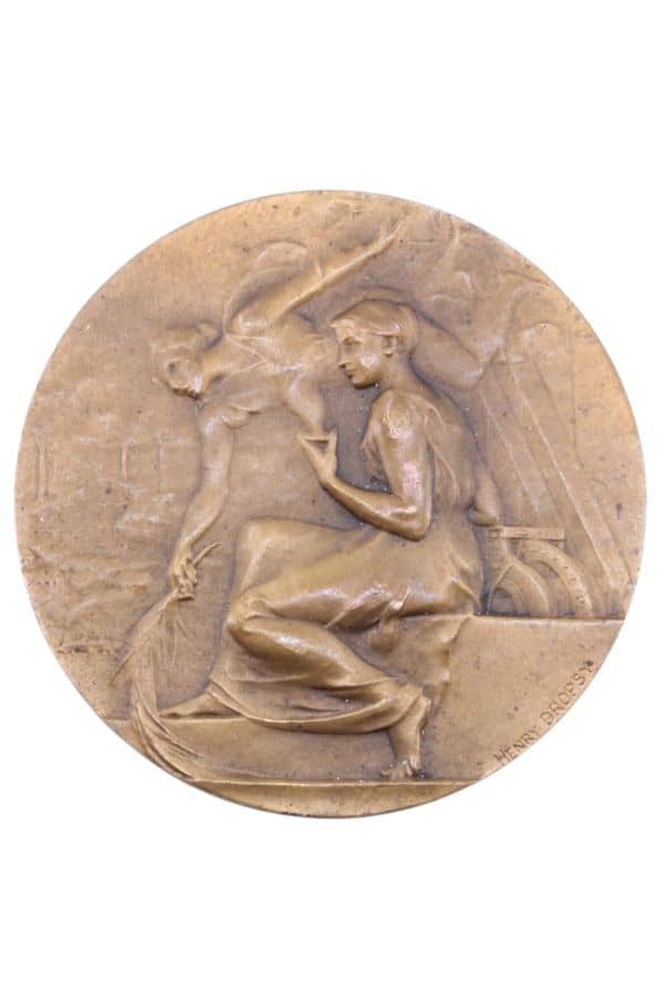 MÉDAILLE SIGNÉE H.DROPSY, photo 1 sur 2