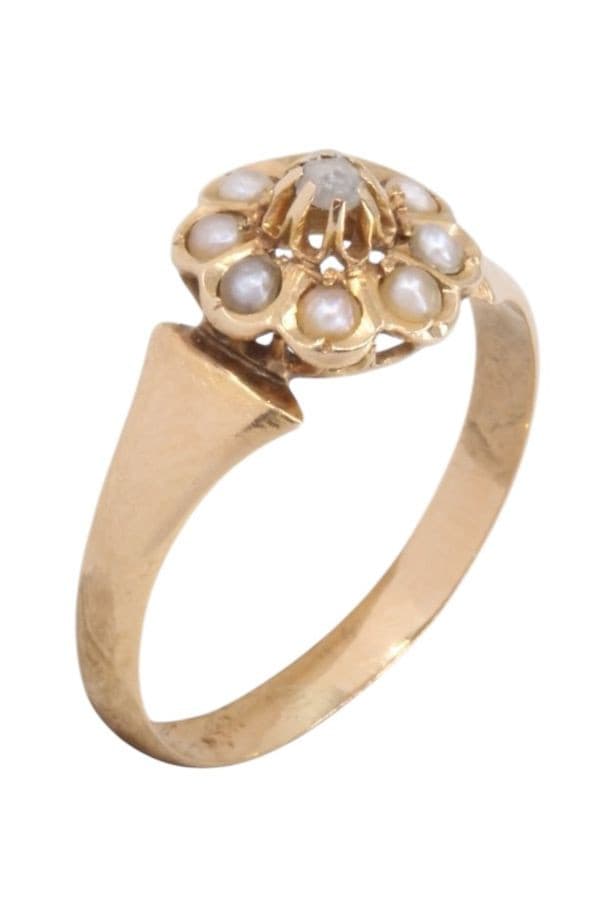 Bague Napoléon Iii Perles - photo 3