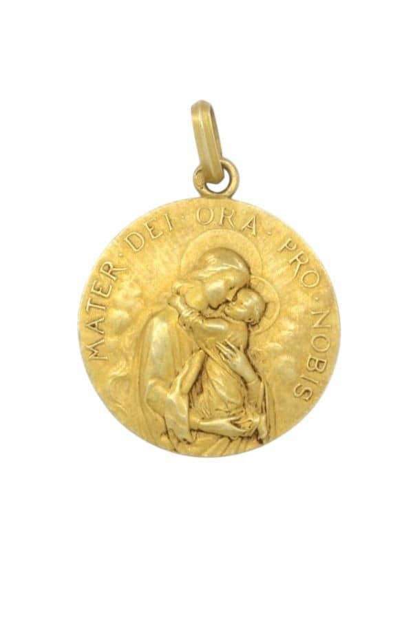 MÉDAILLE VIERGE À L'ENFANT, photo 2 sur 3