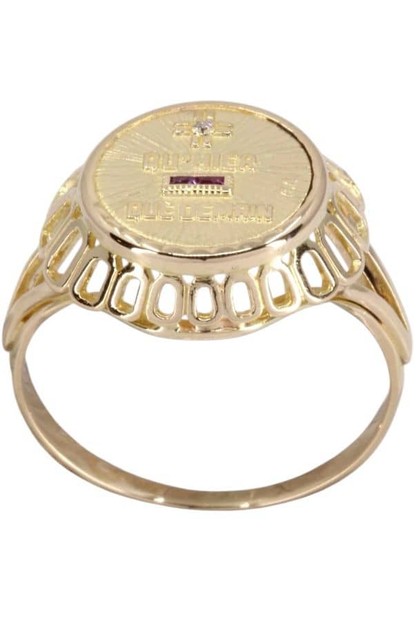 BAGUE D'AMOUR A.AUGIS, photo 2 sur 3