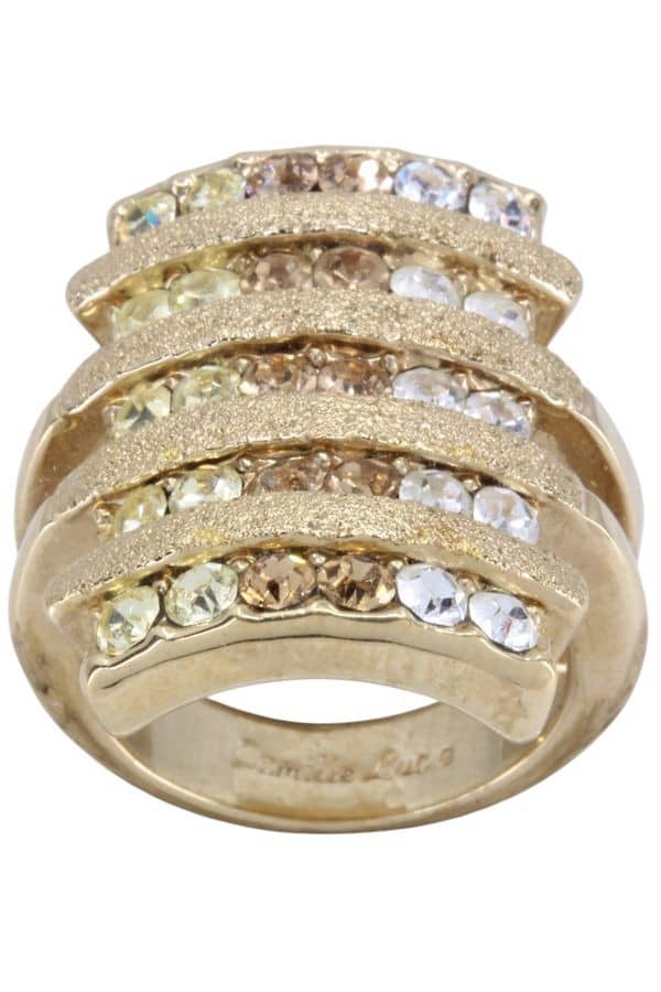 Fancy Ring With Colored Stones, photo 1 of 2