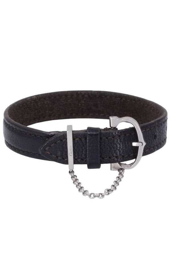 BRACELET CUIR CARTIER, photo 2 sur 3