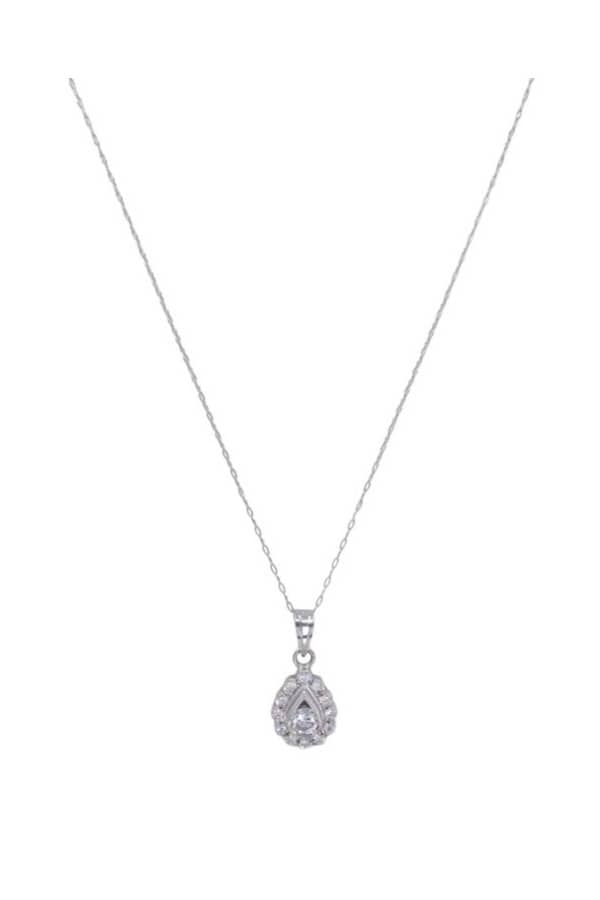 COLLIER GOUTTE DIAMANTS, photo 2 sur 3