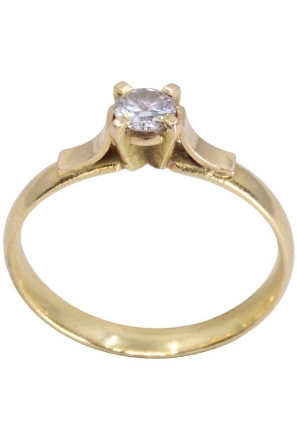SOLITAIRE DIAMANT 0.23CARAT, photo 2 sur 3