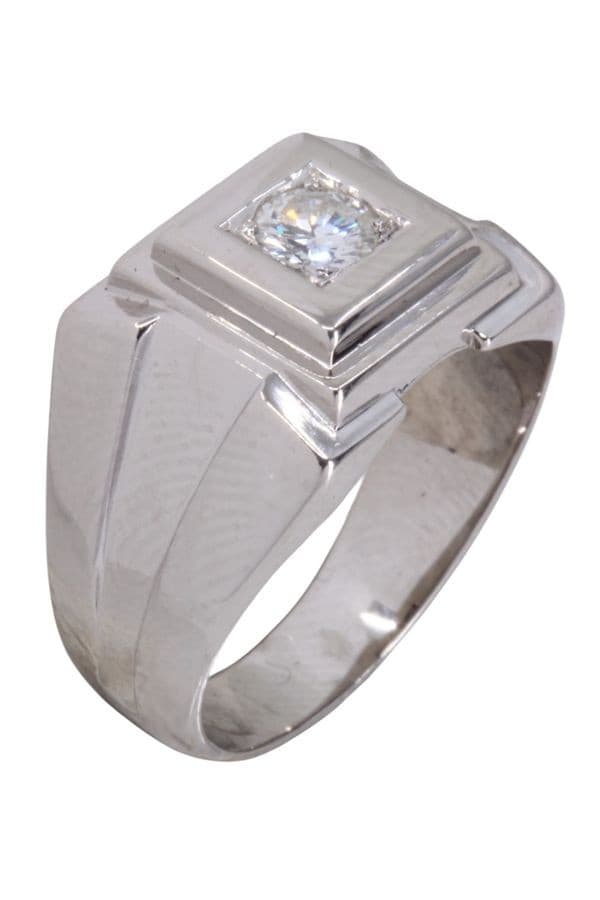 Chevaliere Moderne Diamant - photo 3