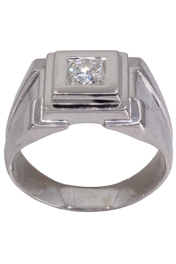 Chevaliere Moderne Diamant