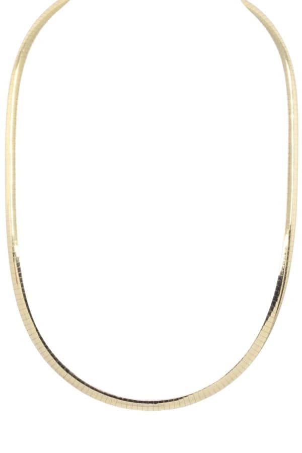 COLLIER MAILLE OMEGA RÉVERSIBLE, photo 2 sur 3