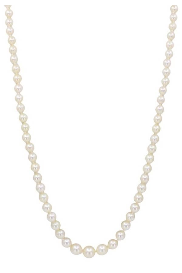 COLLIER DE PERLES EN CHUTE ART-DÉCO, photo 2 sur 3
