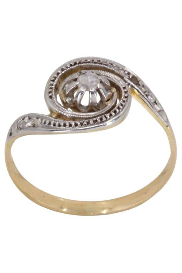 BAGUE TOURBILLON DIAMANTS, photo 2 sur 3