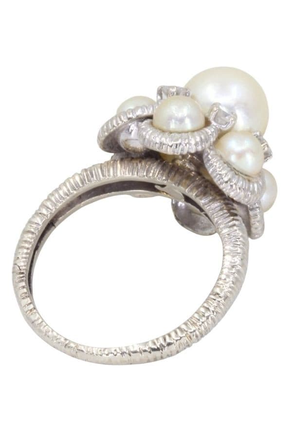 Bague Perles et Diamants - photo 6
