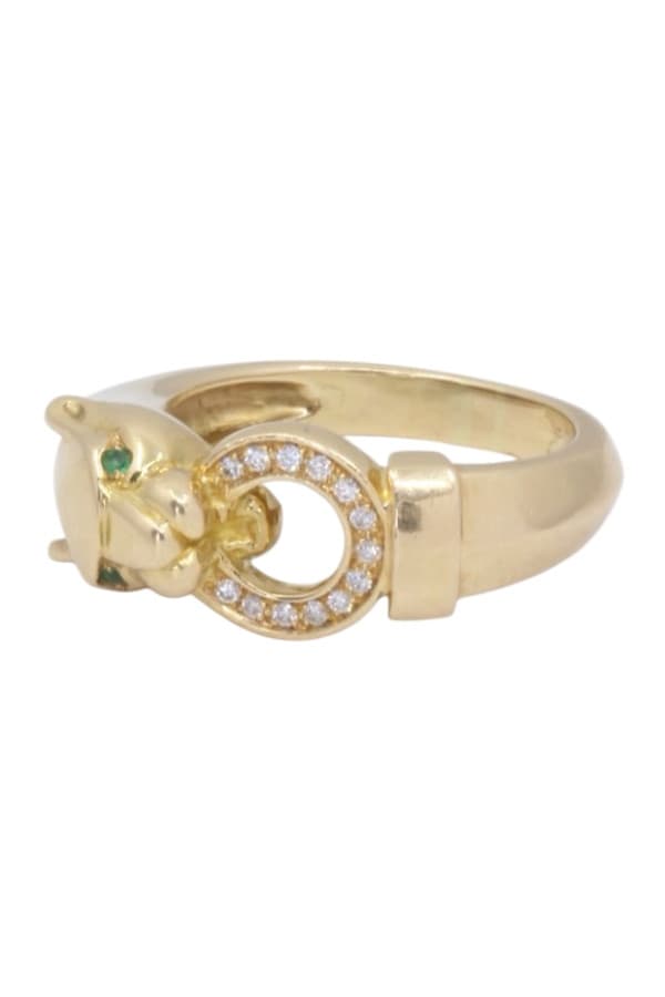 Bague Panthère Émeraudes et Diamants - photo 6