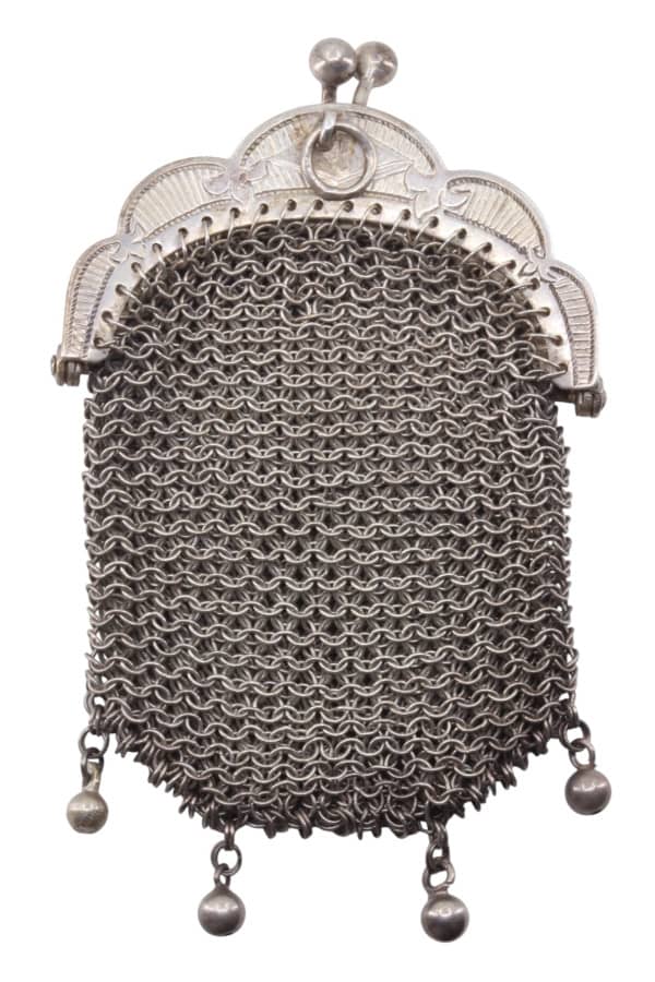 PORTE MONNAIE ANCIEN ARGENT
