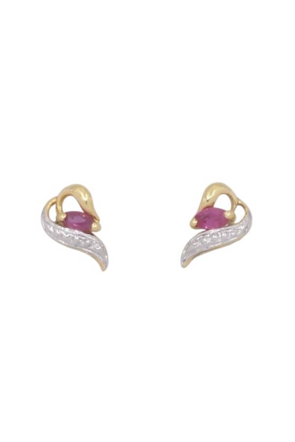 BOUCLES D'OREILLES 2ORS SPINELLES, photo 2 sur 3