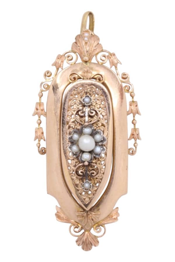 PENDENTIF BROCHE NAPOLÉON III, photo 2 sur 3