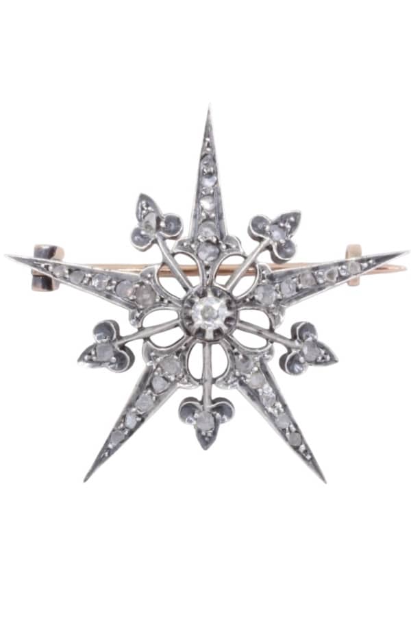 BROCHE ÉTOILE DIAMANTS, photo 2 of 3