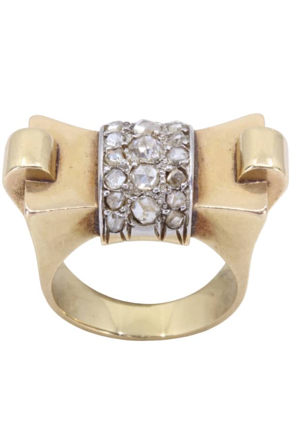 BAGUE TANK DIAMANTS, photo 2 sur 3