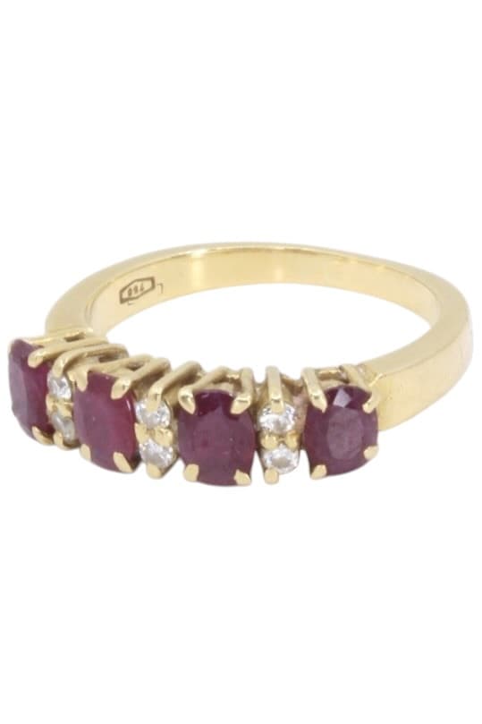 Bgaue Jarretiere Rubis et Diamants - photo 5