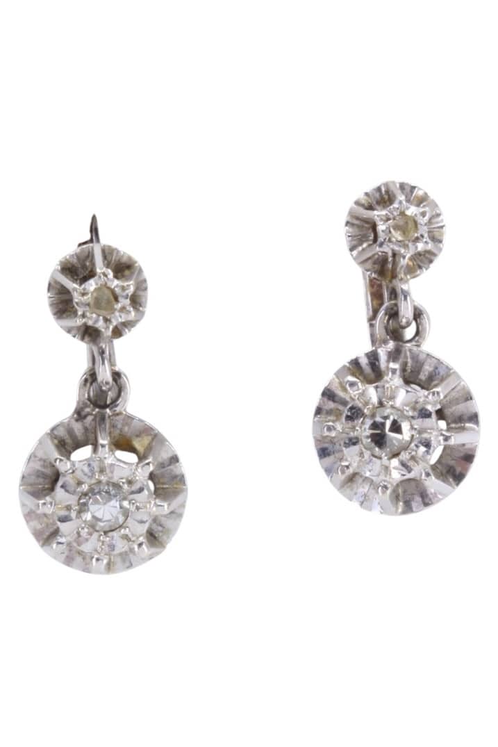 DORMEUSES ANCIENNES DIAMANTS, photo 2 of 3