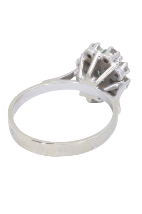 Bague Marguerite Émeraude et Diamants - photo 6