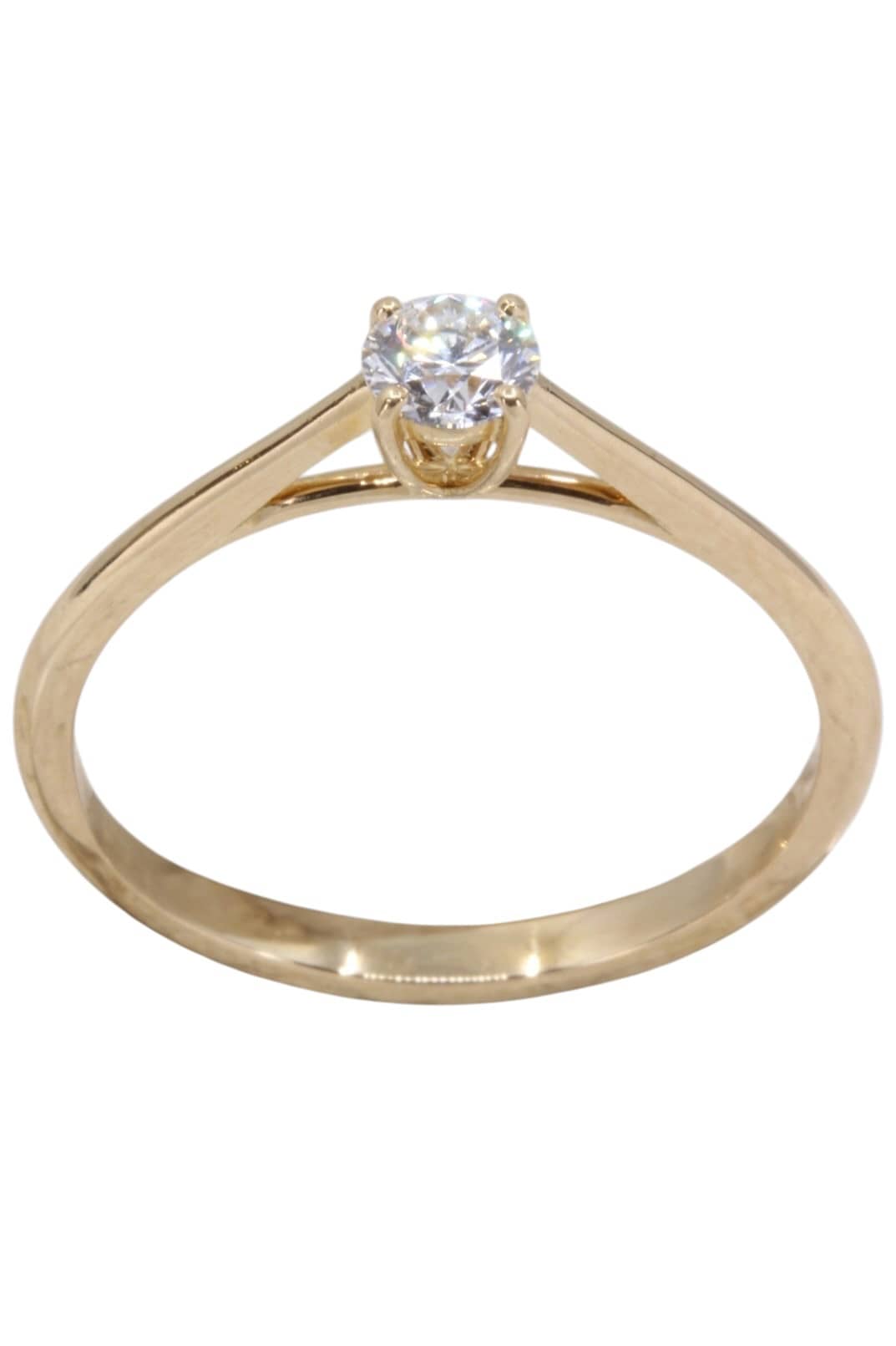 SOLITAIRE DIAMANT 0.28 CARAT, photo 2 sur 3